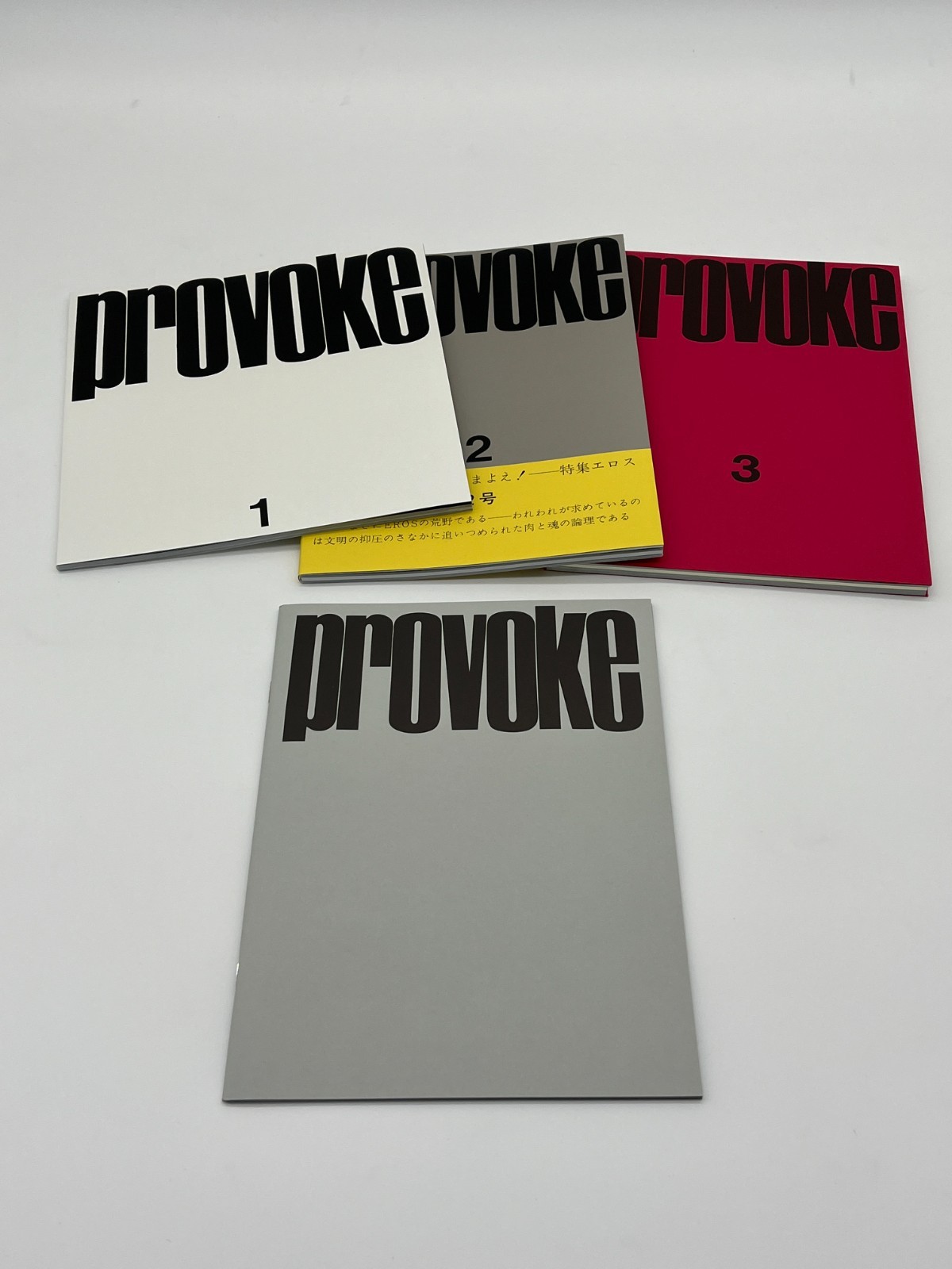 PROVOKE COMPLETE REPRINT 2018 Daido Moriyama 3 Volumes + Supplement Japanese