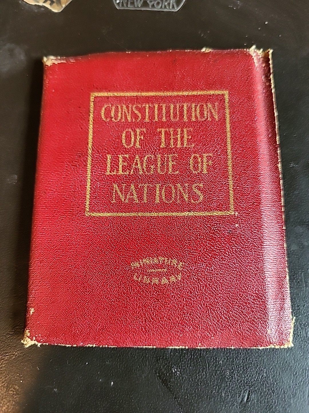US CONSTITUITION League Nations Little Leather Library Miniature Complete Lot