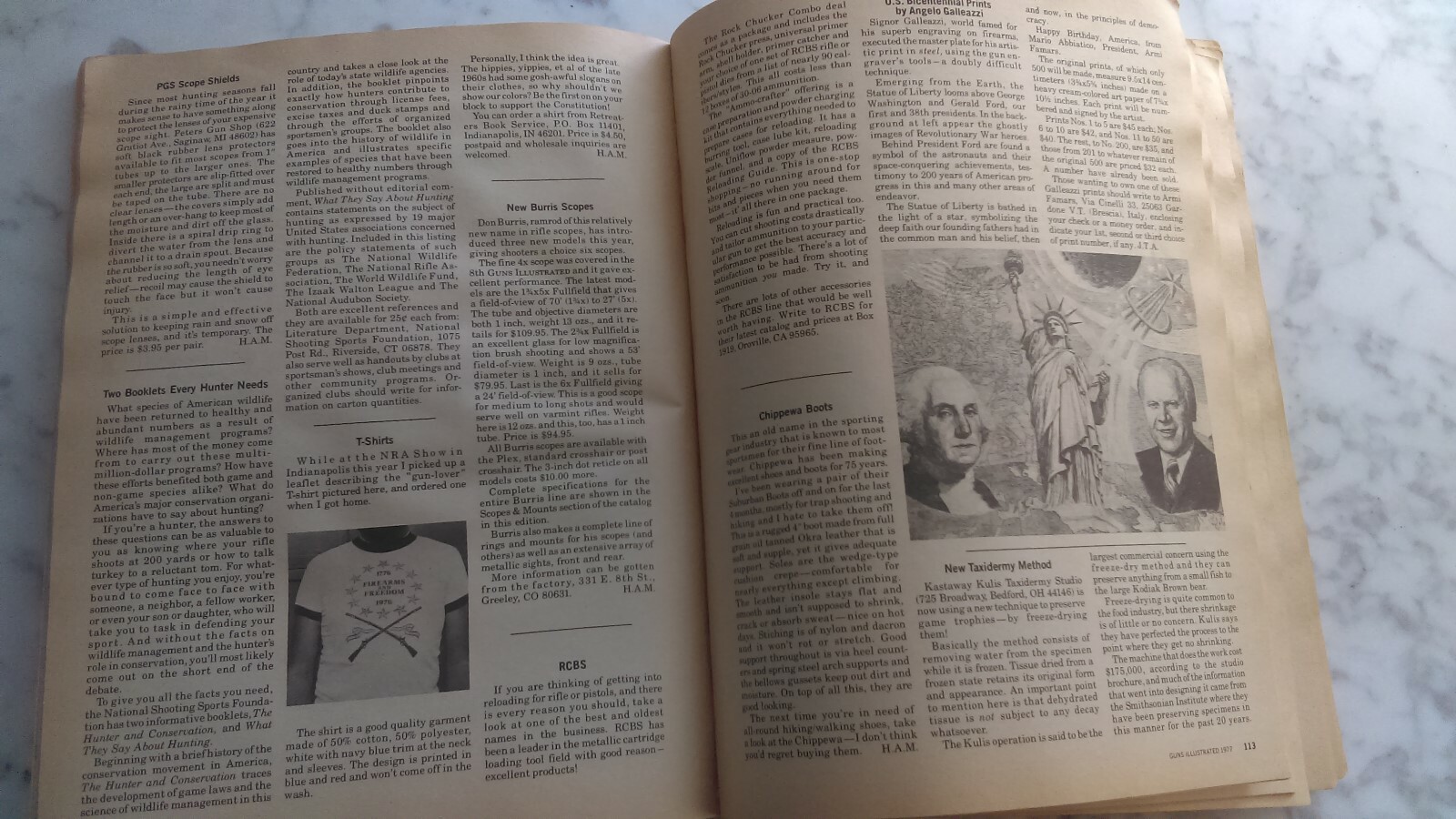 Vintage Catalog Gun Guns Illustrated 1977 288 pages Firearms Guns gun 9th ed