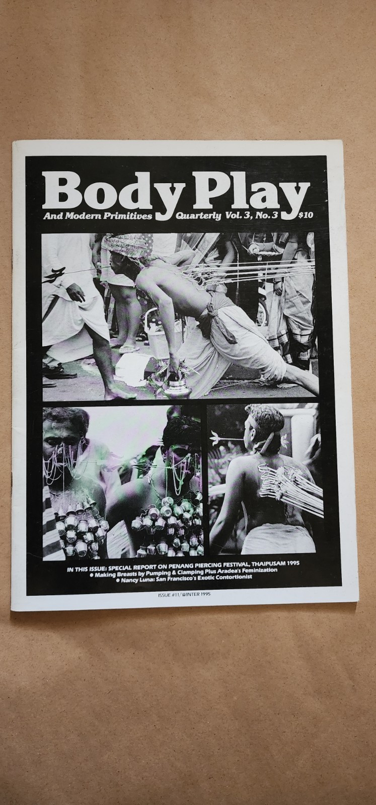 Body Play And Modern Primitives Vol 3 No 3 Magazine