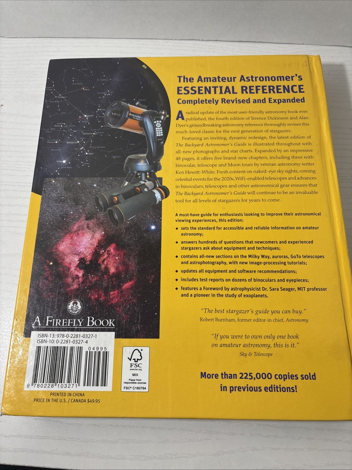 The Backyard Astronomer’s Guide 4th Edition Terence Dickinson Alan Dyer HC