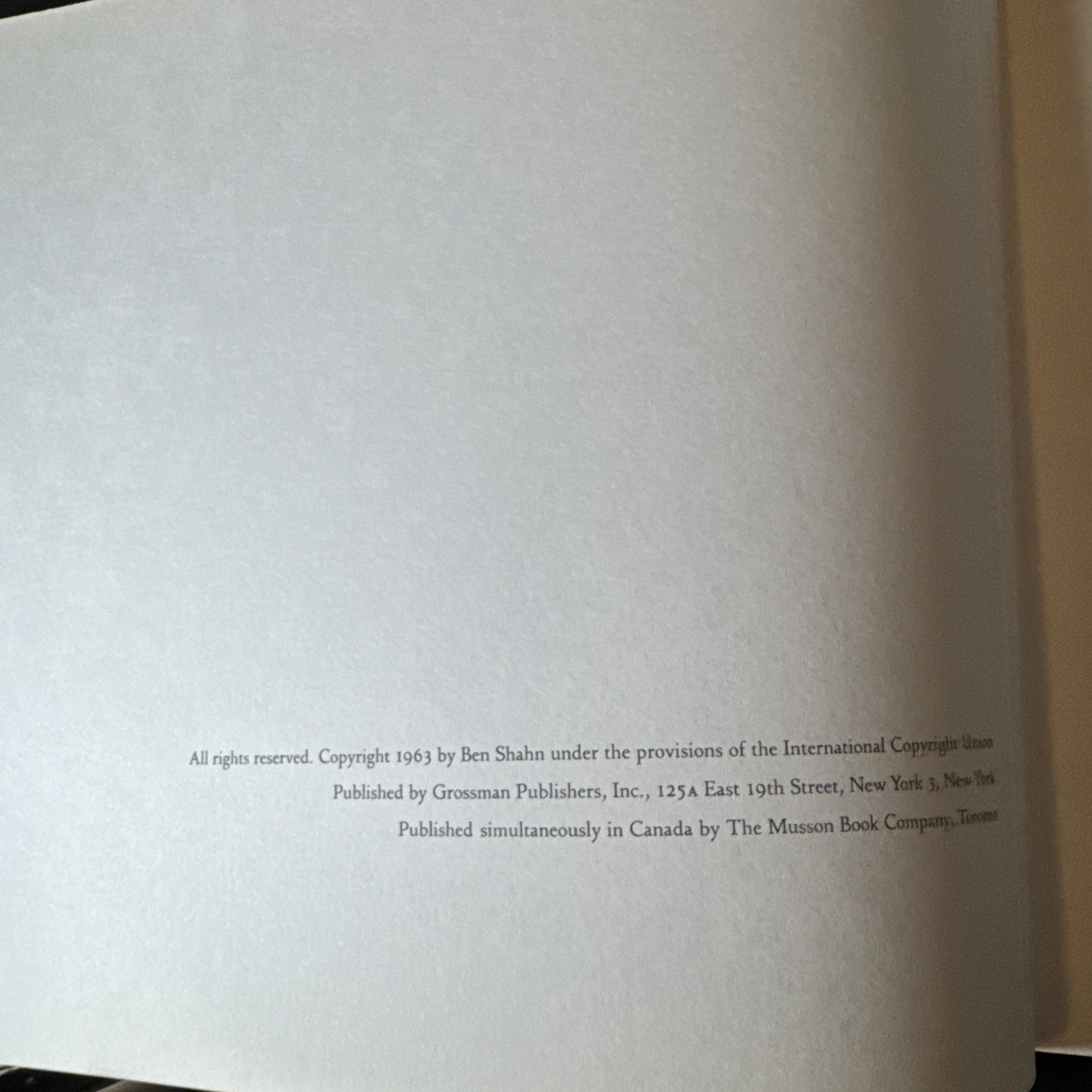 Love and Joy About Letters | by Ben Shahn | 1963 HC/SC |