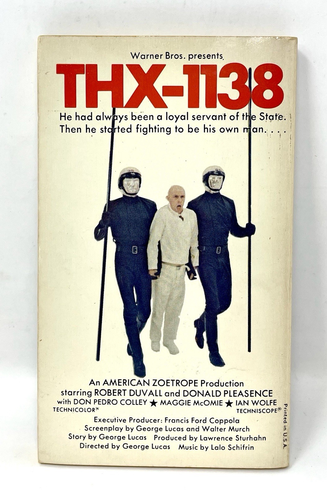 RARE Vintage 1971 THX 1138 Paperback Book – Ben Bova! 1st Printing! George Lucas