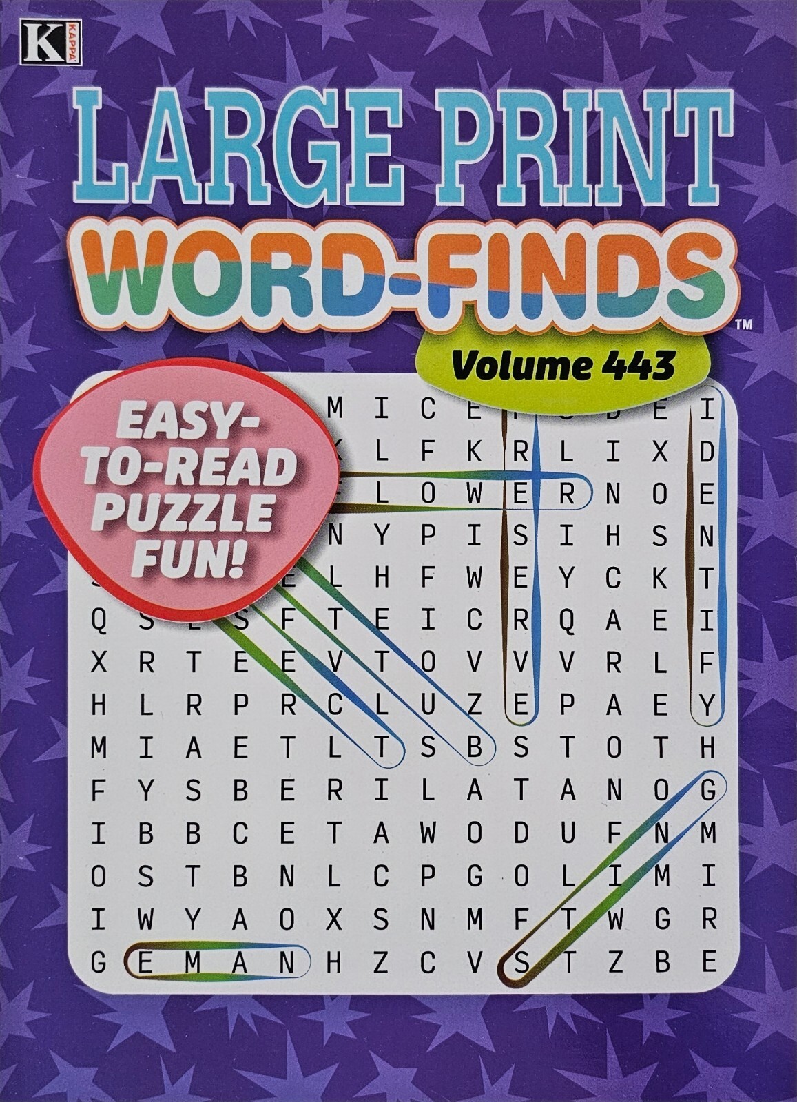 5 Large Print Word-Finds Puzzle Books Kappa Games Vol #423-446 ~ Search,Hunt NEW