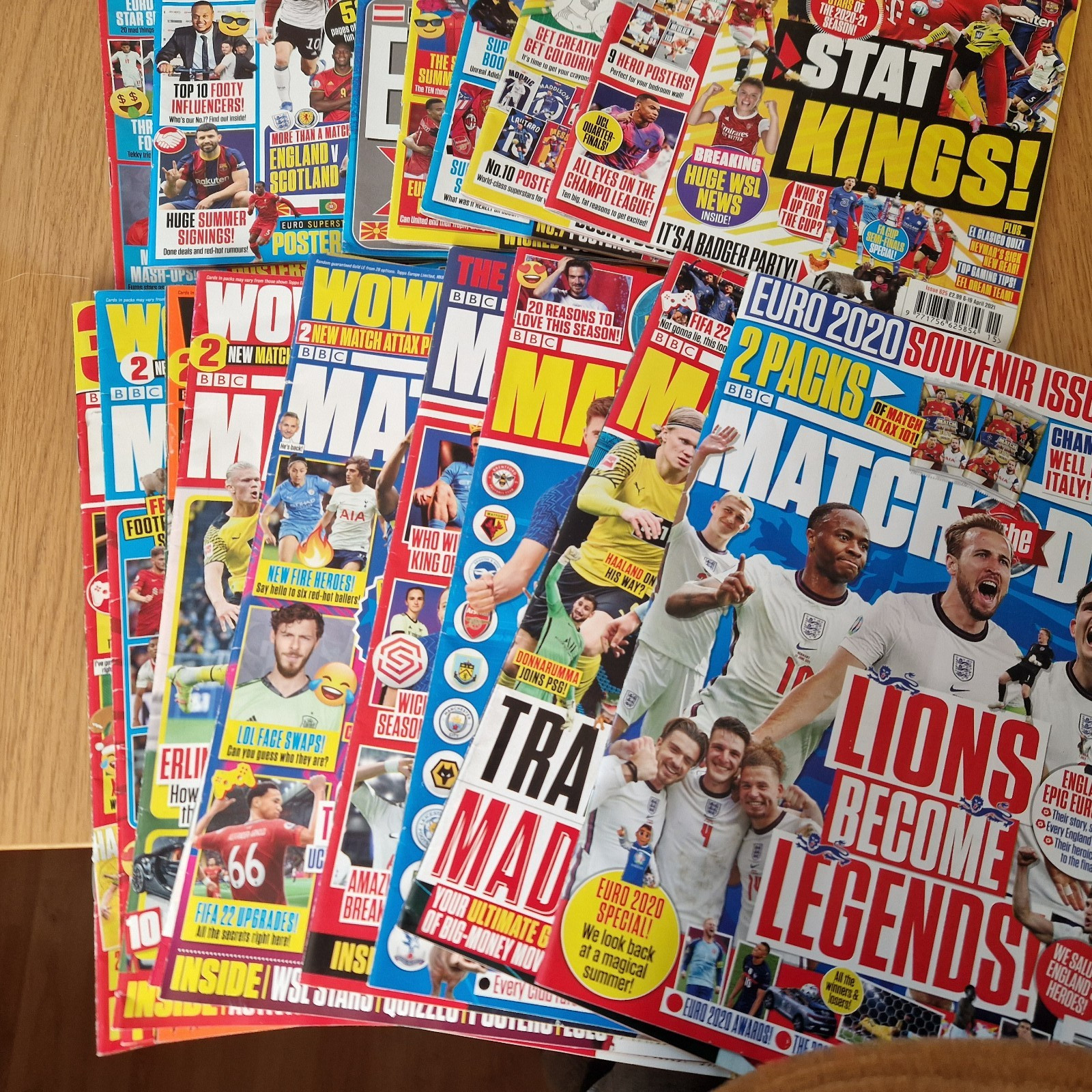 Match of the Day Magazines 2019, 2020 & 2021 – MULTI BUY