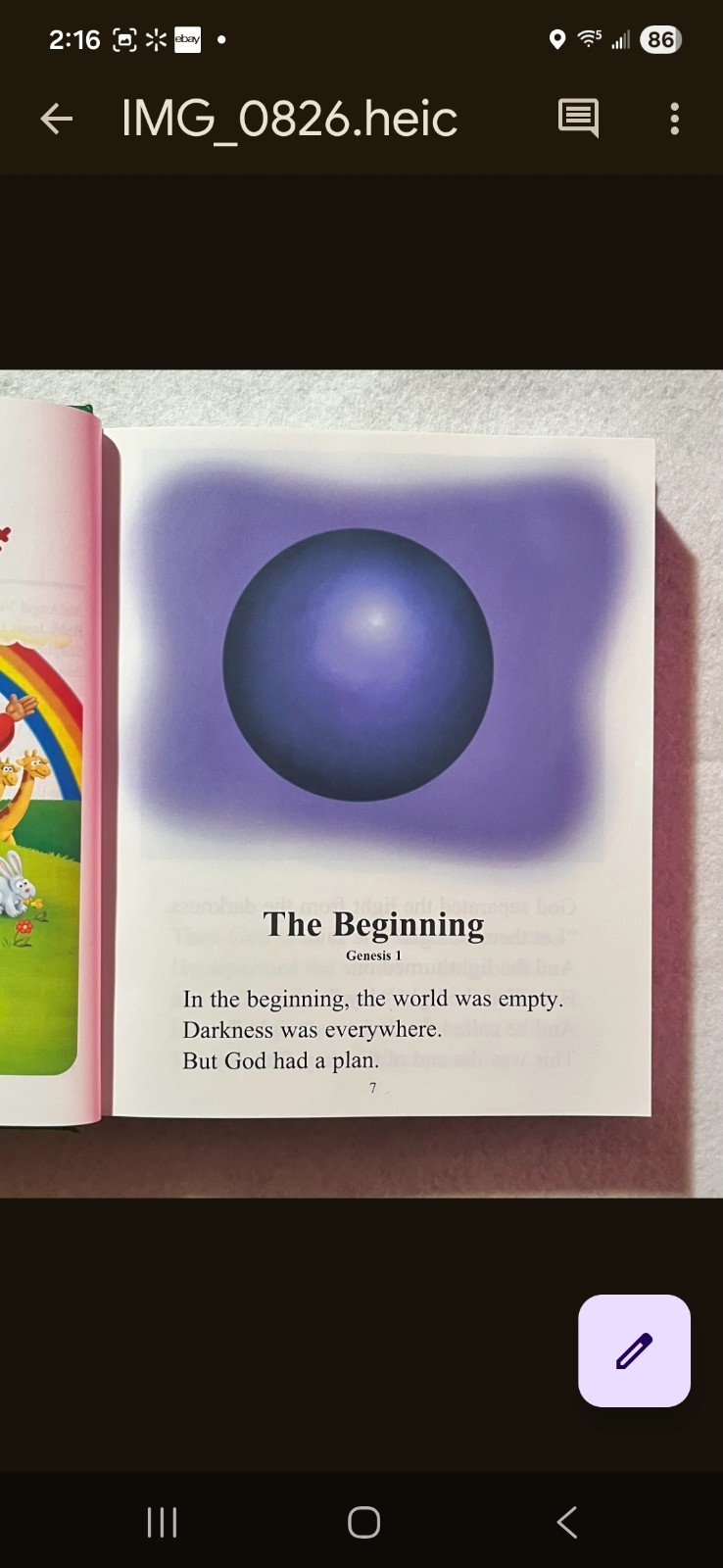 The Beginner’s Bible: Timeless Children’s Stories Hardcover/ Color Photos