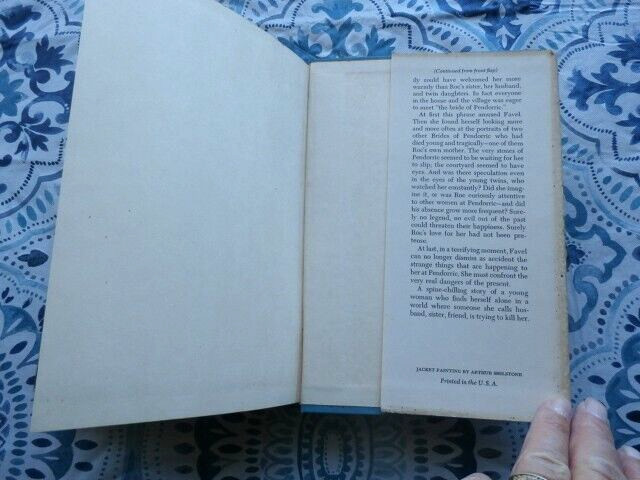 Bride of Pendorric by Victoria Holy 1963 Book Club Edition Hardcover