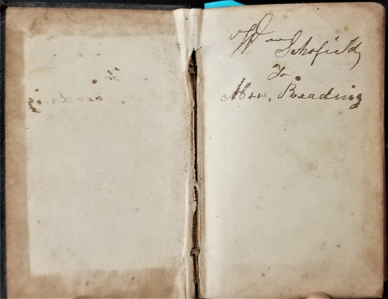 1856 antique LEATHER METHODIST HYMNS bible 736 pages bible christian prayer