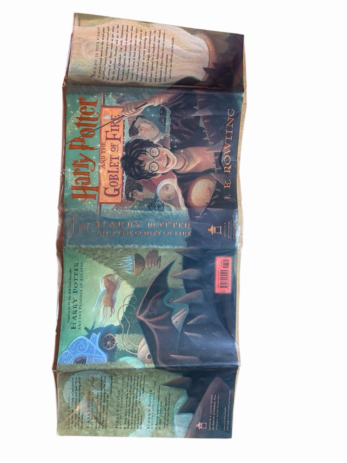 TRUE 1st Ed 1st Printing Harry Potter Goblet of Fire Errors Pg 291 & 667 ~ FINE