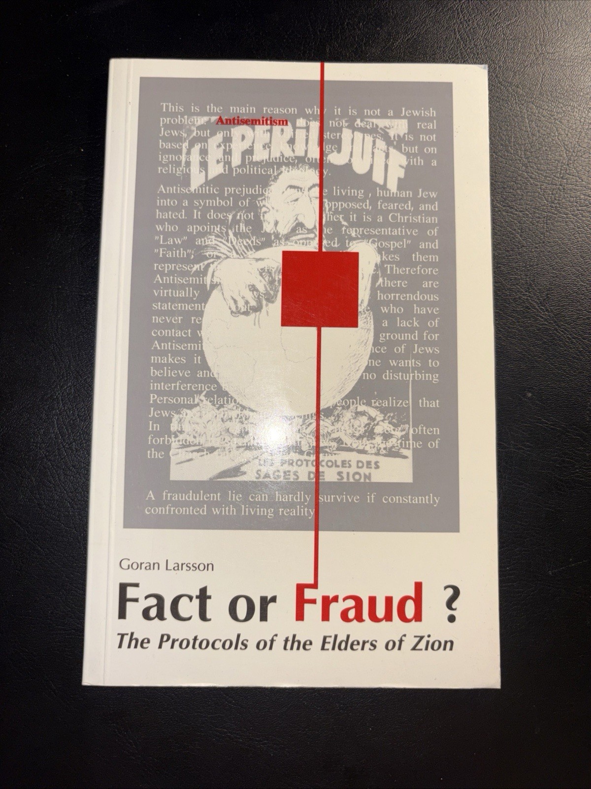 Fact or Fraud Protocols Elders Zion Goran Larsson 1994 AMI Antisemitism Jewish