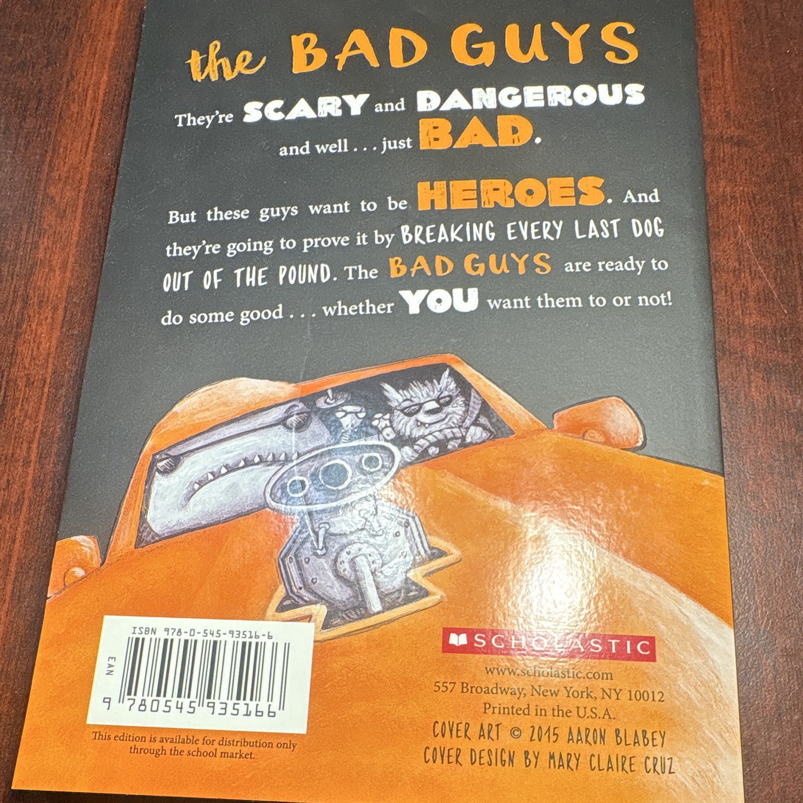 The Bad Guys Aaron Blabey 2015 Paperback Illustrated Ages 4-8 Scholastic