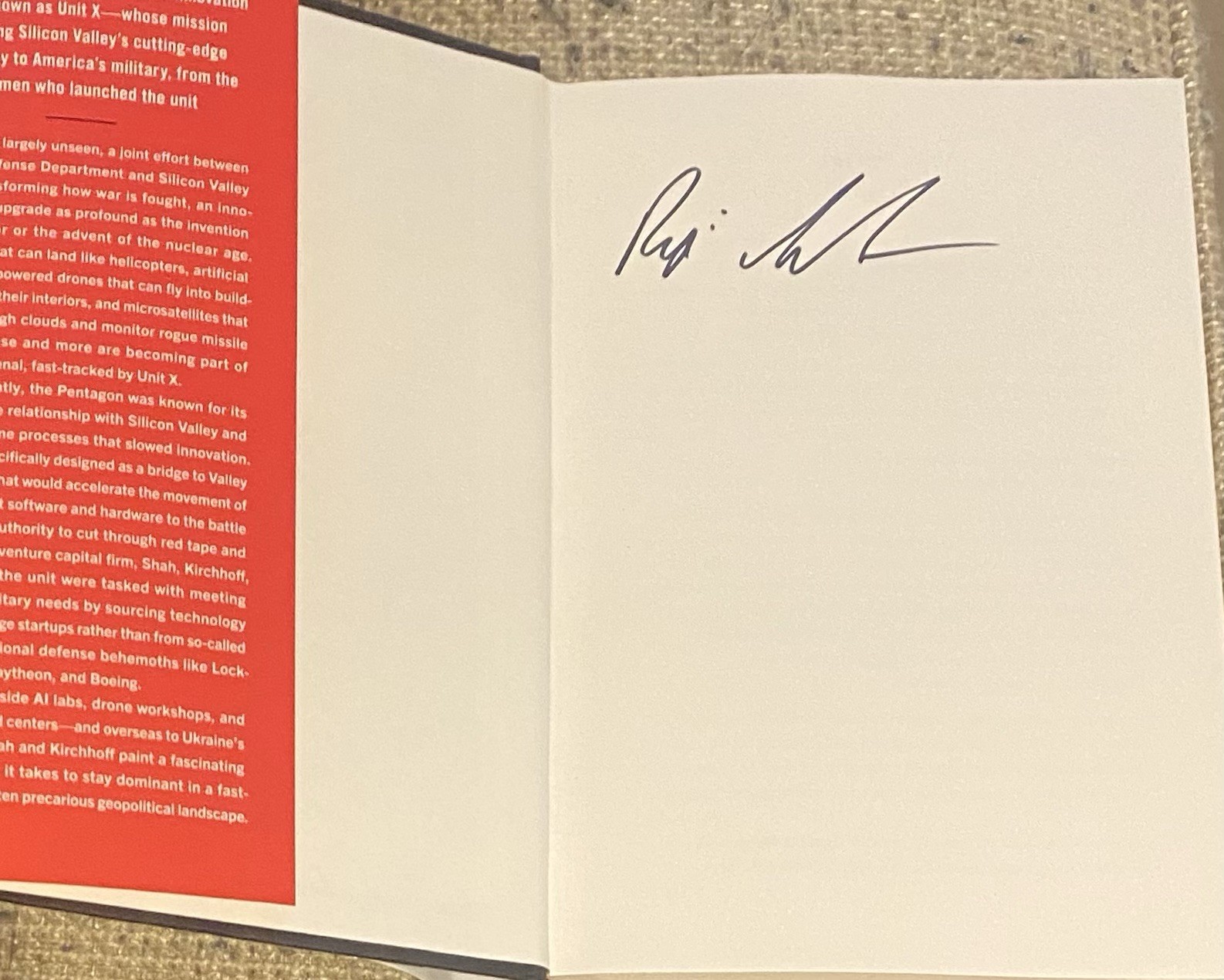 “Signed” Unit X: How the Pentagon and Silicon Valley Are Transforming the Future