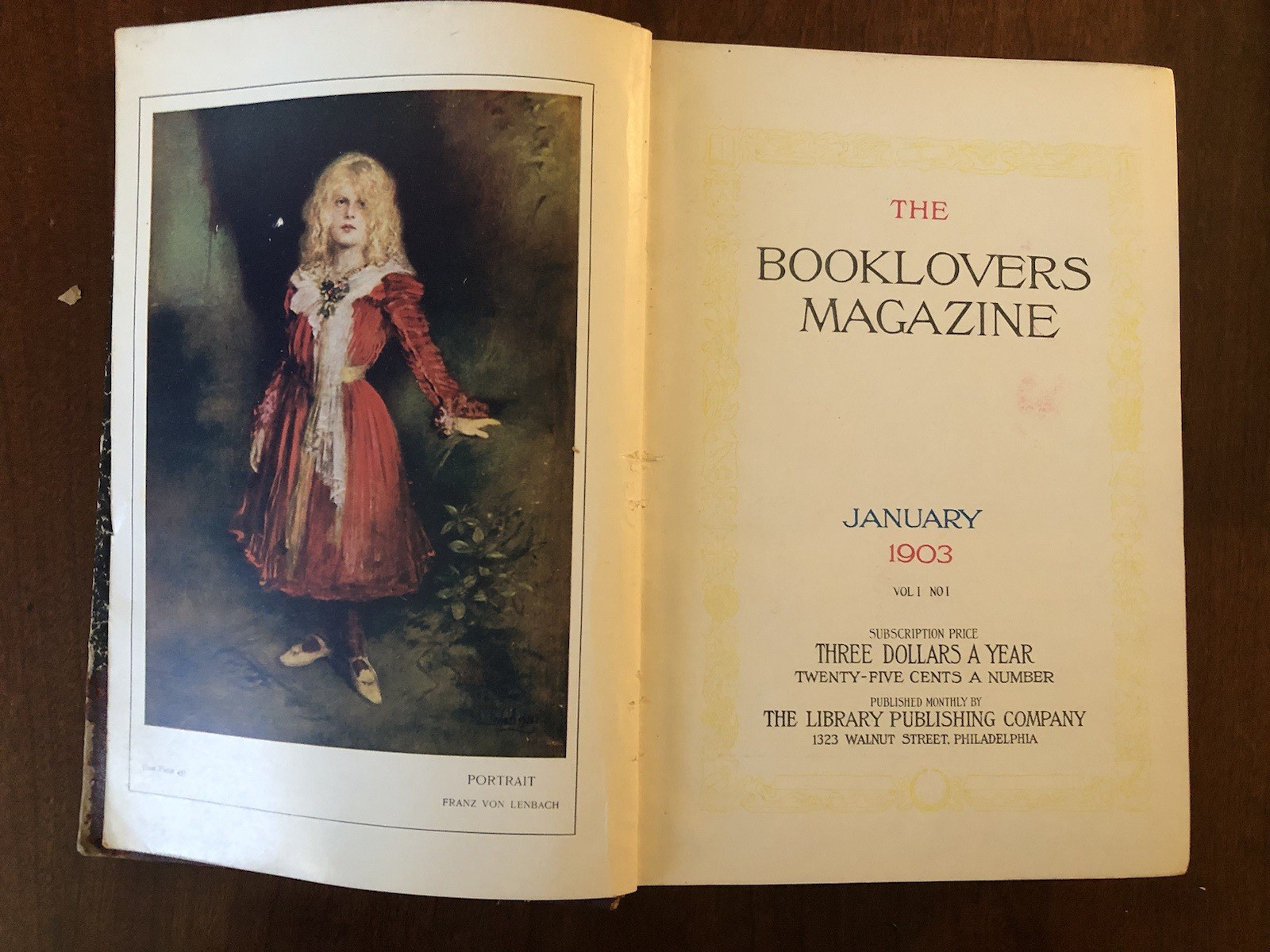 BOOKLOVERS MAGAZINE 1903 bound volumes 1 & 2 *Fragile Vintage Cond-see photos*