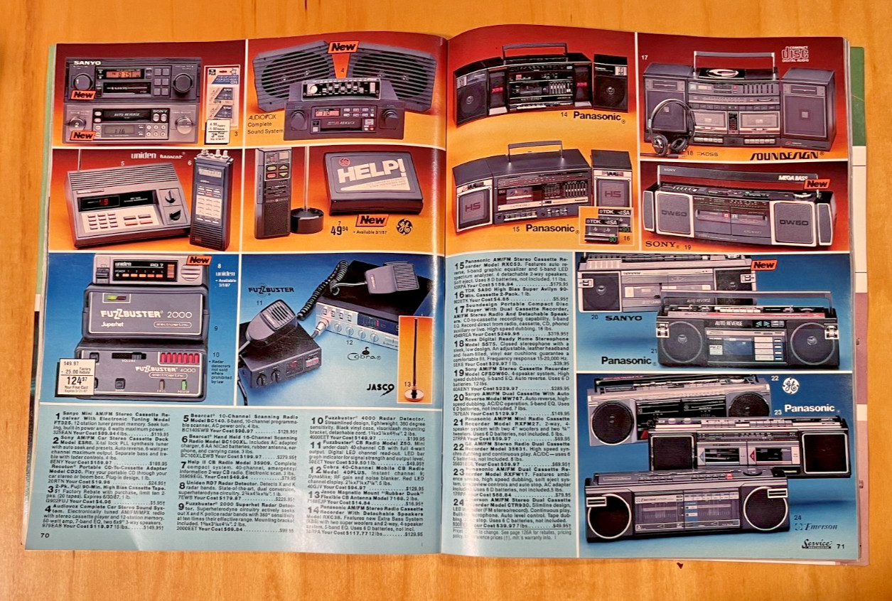 Vintage 1987 Service Merchandise Spring Catalog General Merchandise 128 Pages