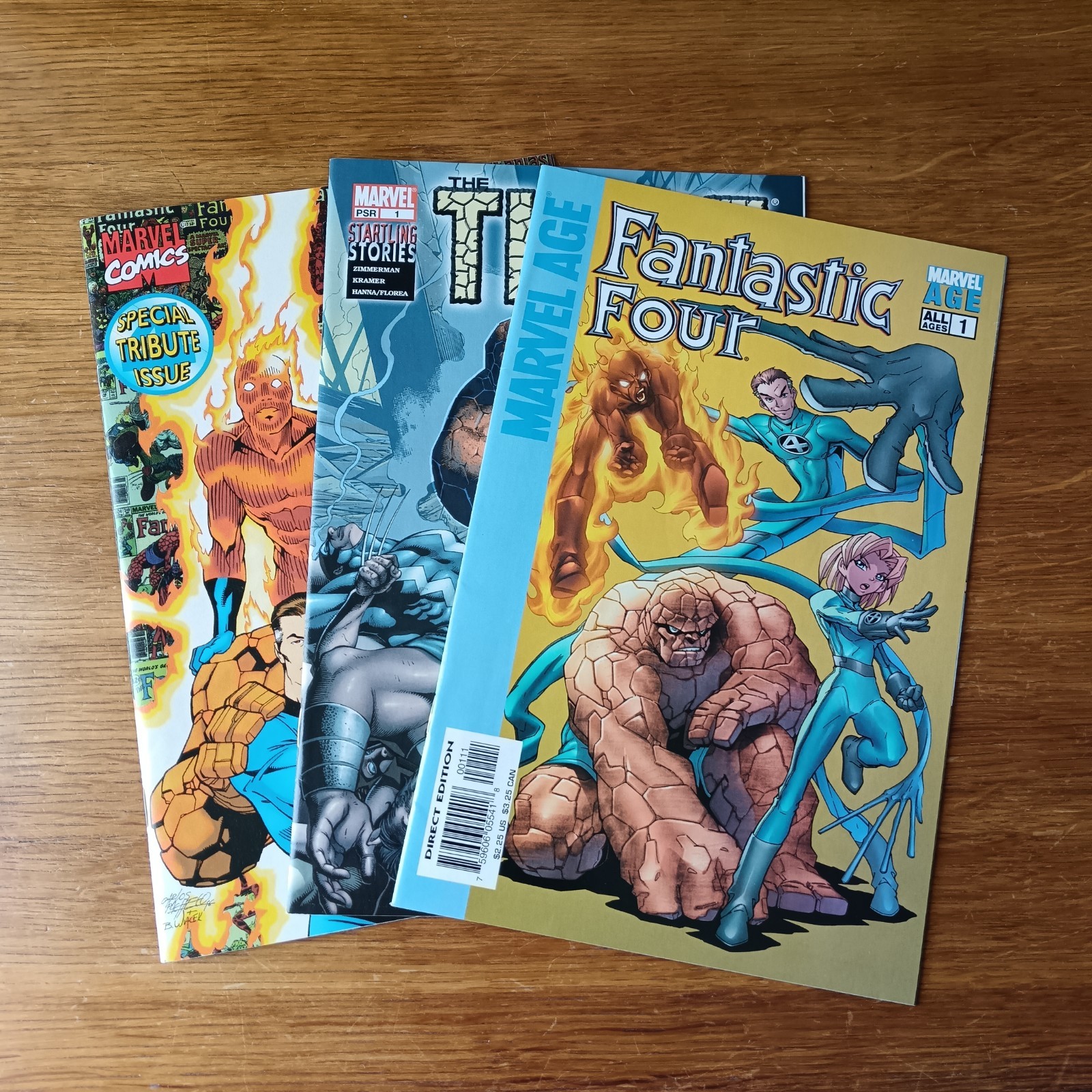 Fantastic Four #1 2004 – The Thing #1 2003 & Fantastic Four The Legend Marvel