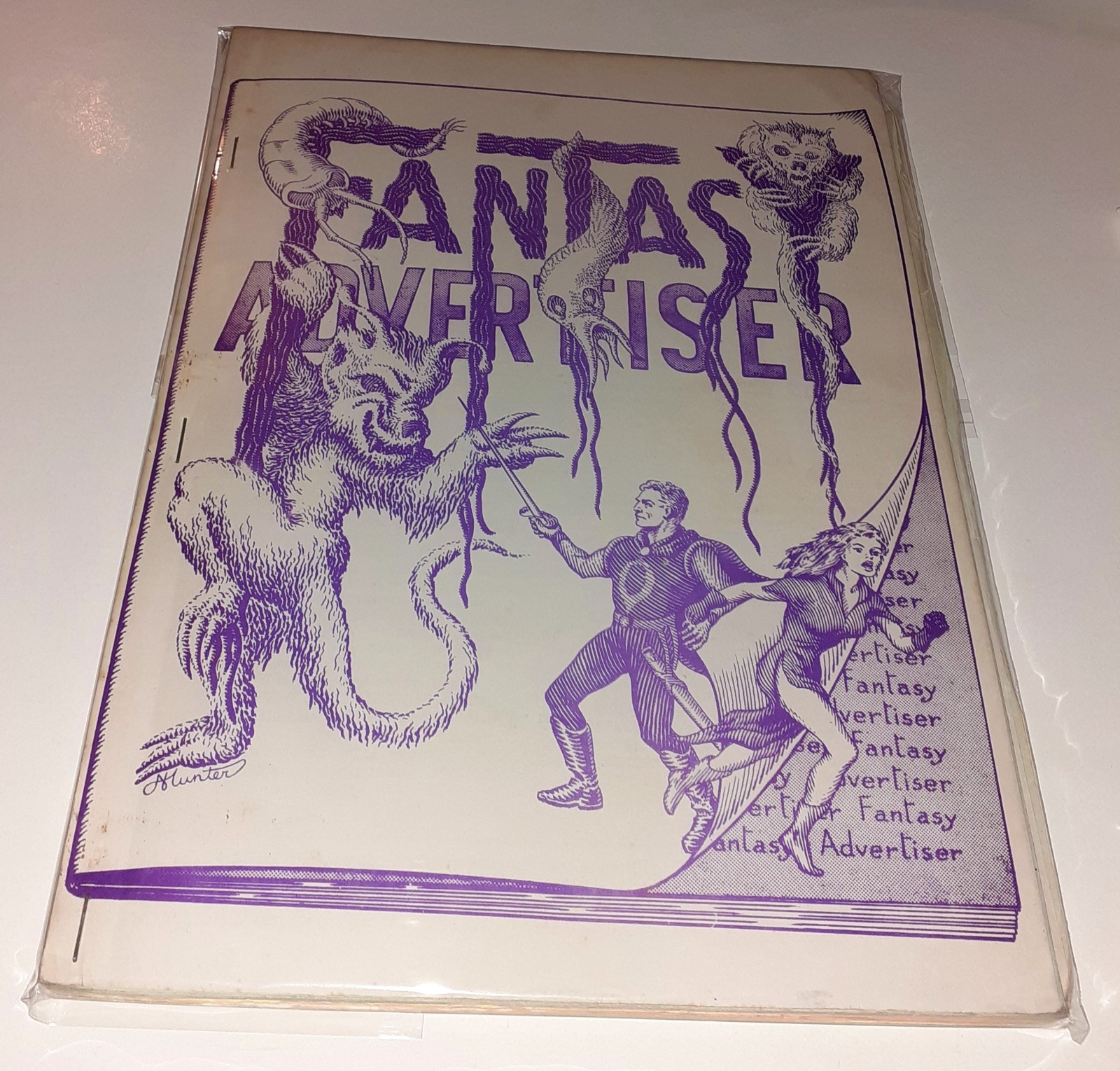 FANTASY ADVERTISER no.32 fanzine UK 1970 ALAN MOORE Scientology Hawkman Cyclops