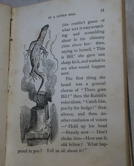 Scarce Antique Alice’s Adventures in Wonderland, Illust John Tenniel, 1893