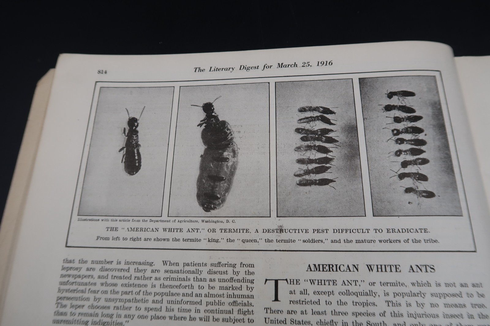 Antique Literary Digest Mar 25, 1916 Funk & Wagnalls Vol 52 #13 WW1 Science Art