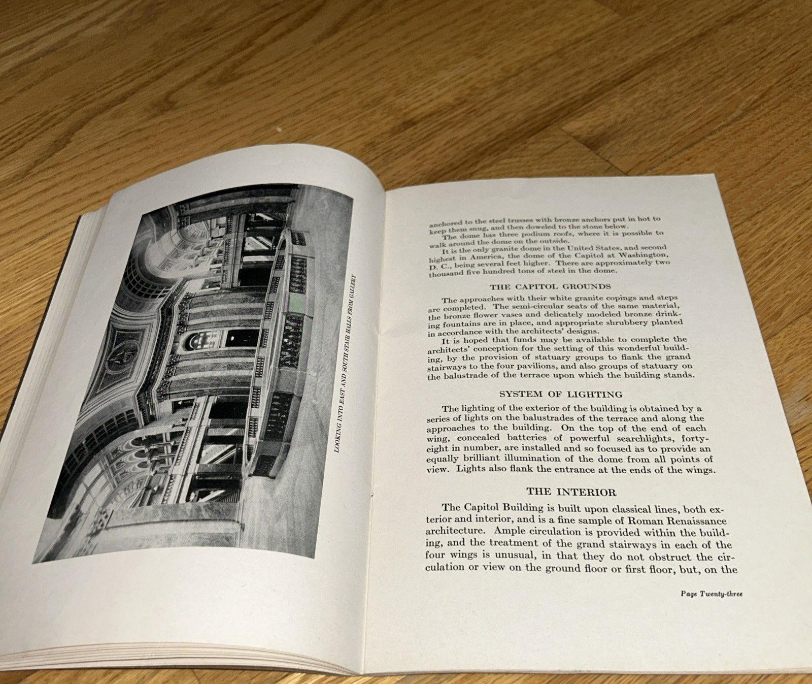 1920s GUIDE BOOK FOR WISCONSIN’S CAPITOL 58 pages with Photos