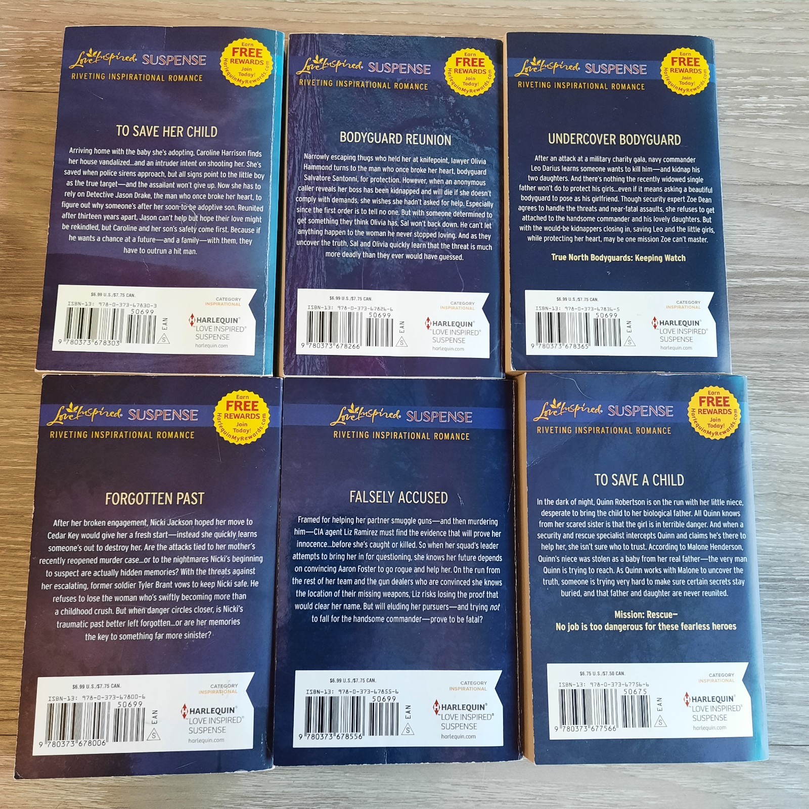 Harlequin Large Print Lot of 18 – Inspirational Suspense PB Amnesia & Danger Ser