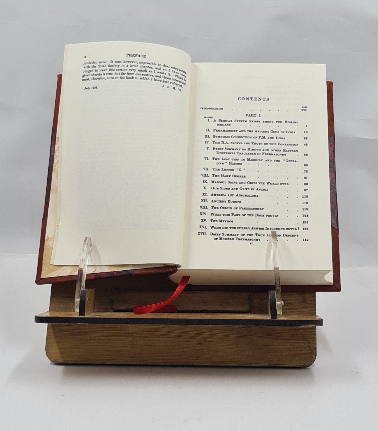 Freemasonry And The Ancient Gods 1921 [Leather Bound]