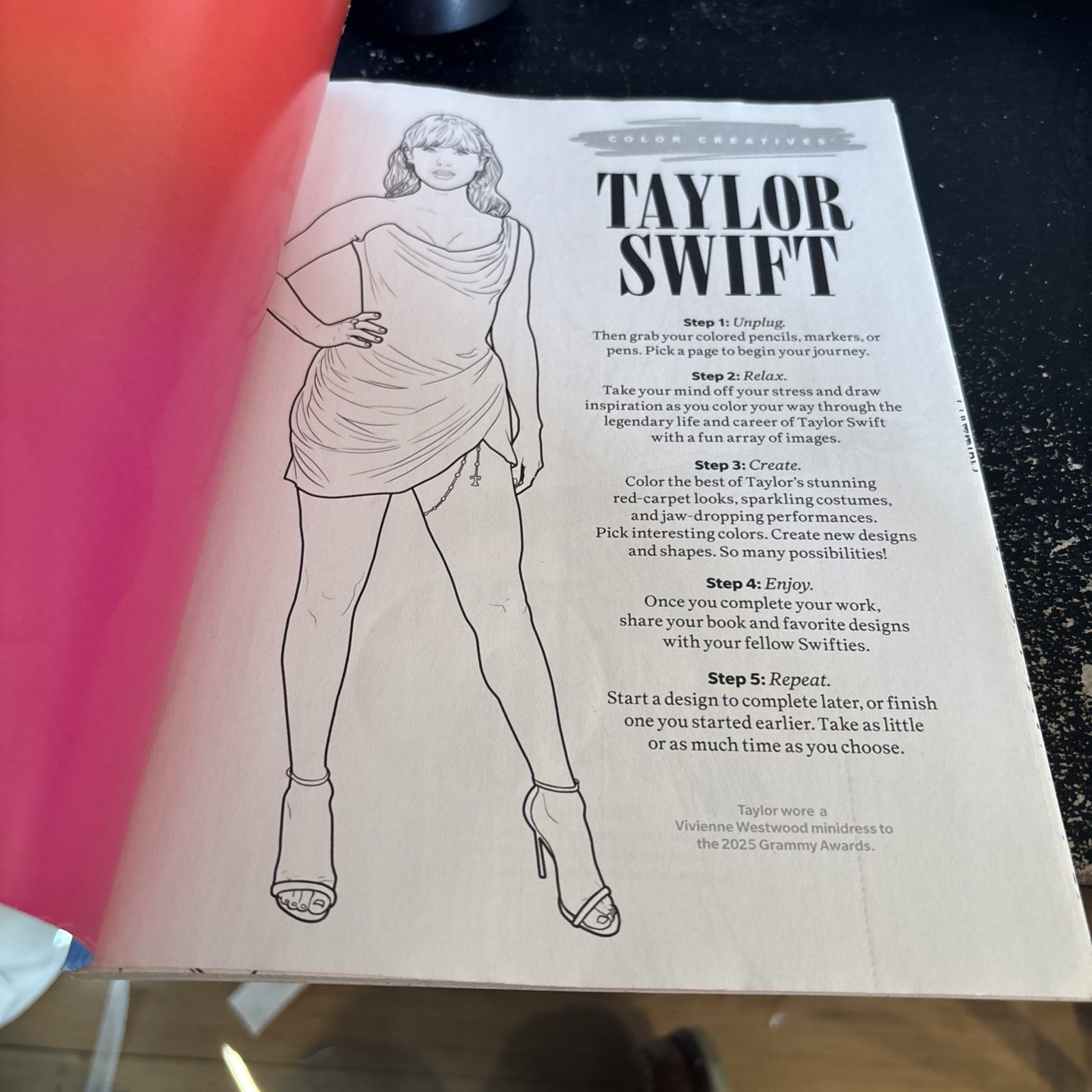 Taylor Swift Coloring Book 2025 BHG Specials 40 Designs Taylor thru the Years