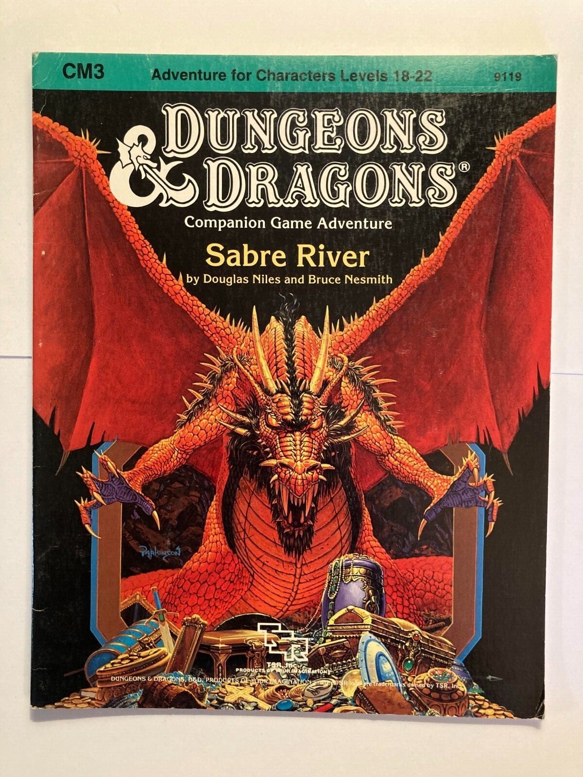 CM3 SABRE RIVER 1984 Dungeons & Dragons D&D Module 9119