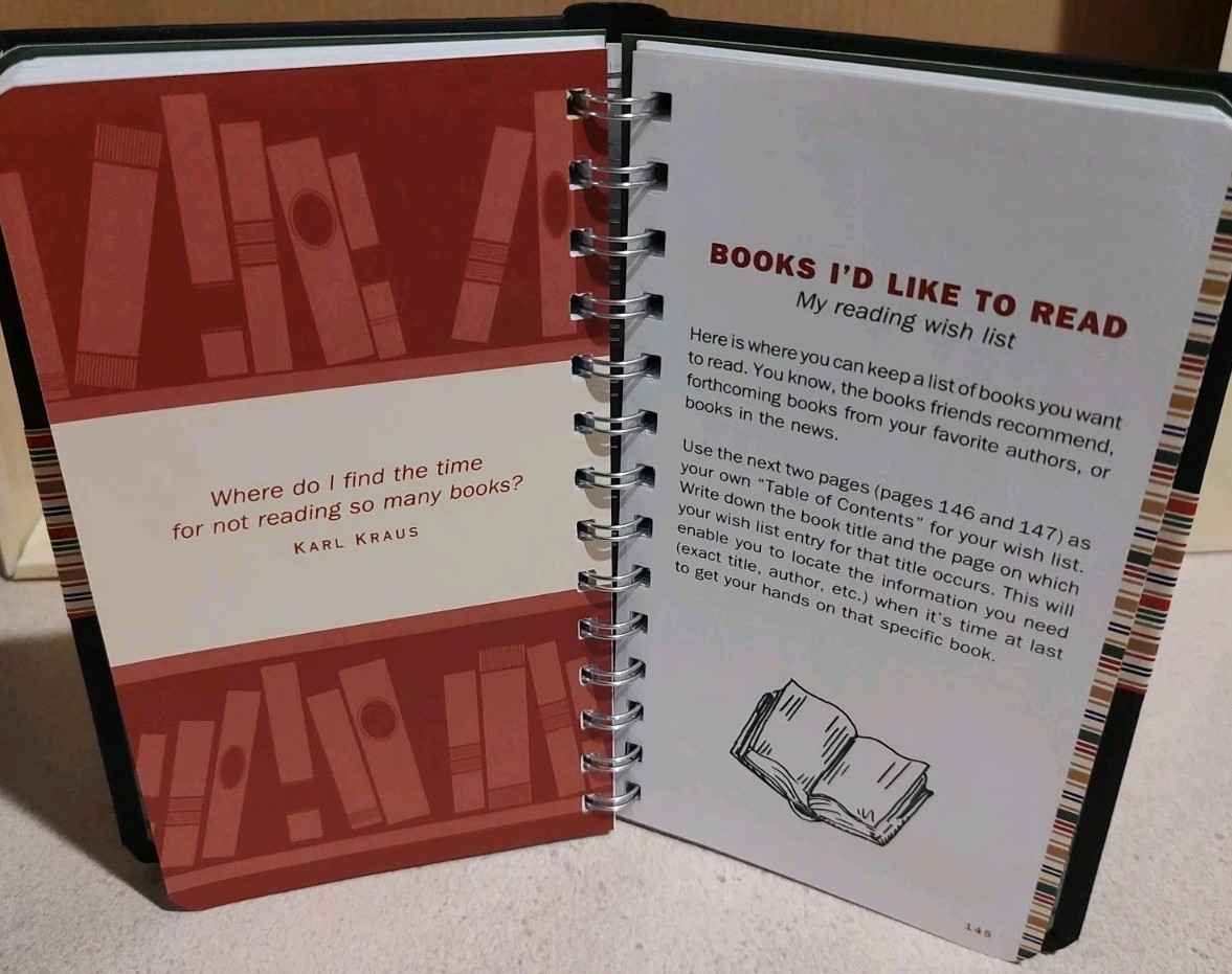 The Book Lover’s Journal My Personal Reading Record 216 Pages to Record Pauper