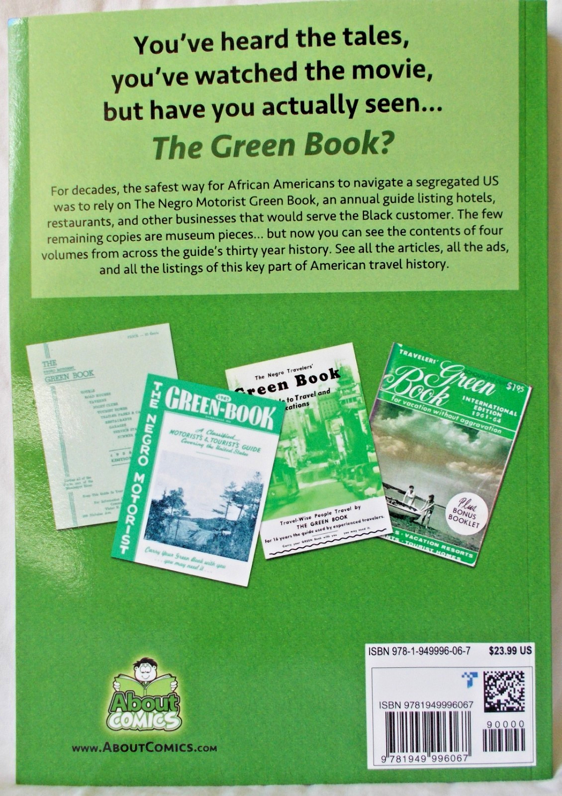 Negro Motorist Green Book Compendium 1938/1947/1954/1963 Victor H Green paperbck
