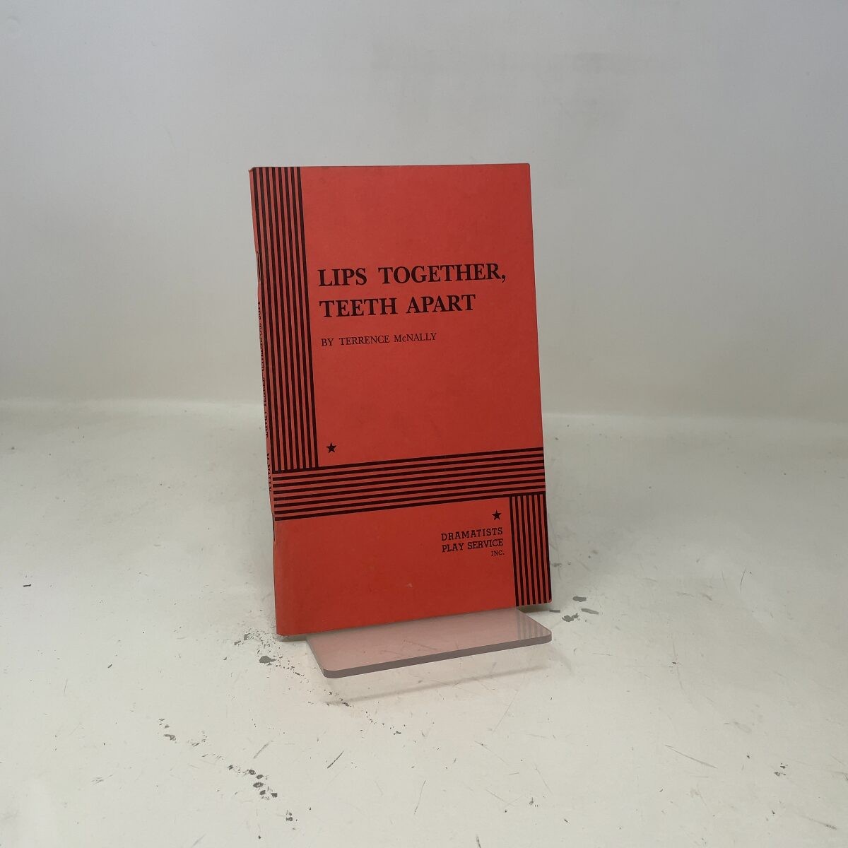 Lips Together, Teeth Apart by Terrence McNally PB First Thus Very Good 1992