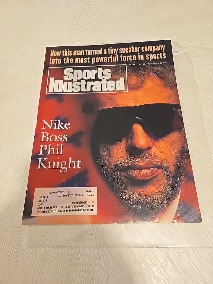 Sports Illustrated Aug 16 1993 Nike Boss Phil Knight Cover Illustrated