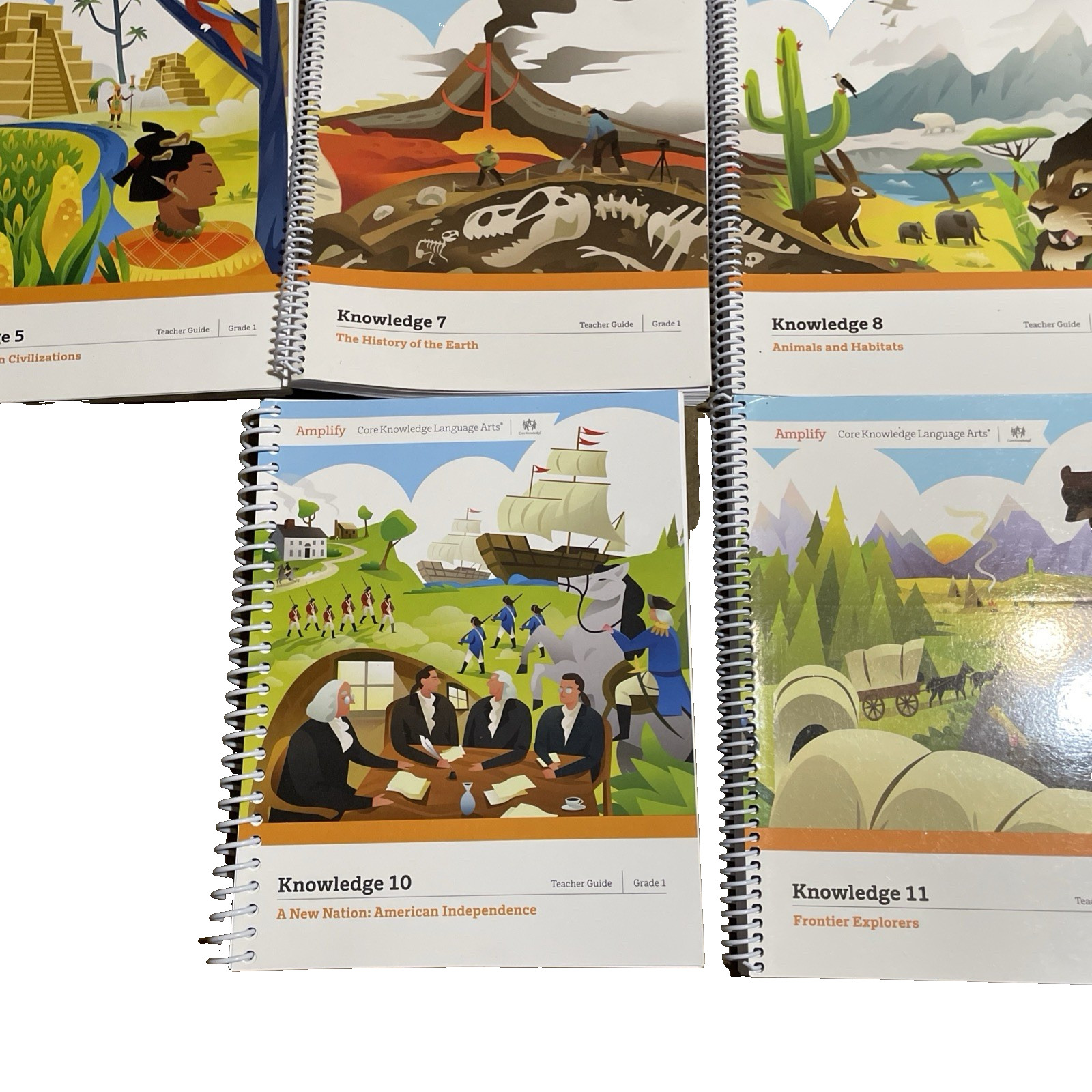 Amplify Core Knowledge Language Arts Grade 1 NEW Teacher Manual Set of 10 Books