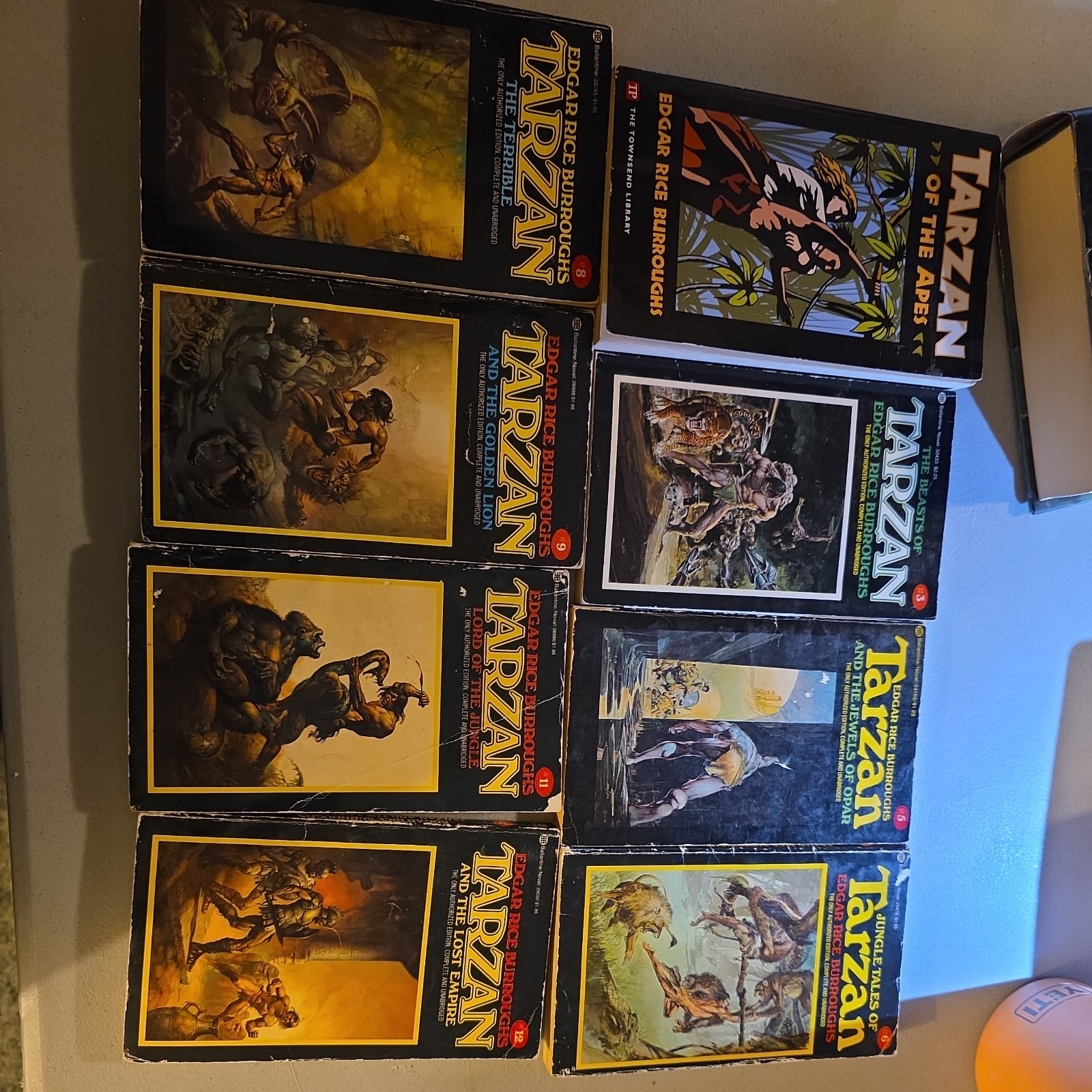 Edgar Rice Burroughs TARZAN Ace BB Novel Lot #1–24 (Missing 4) Vintage Paperbac