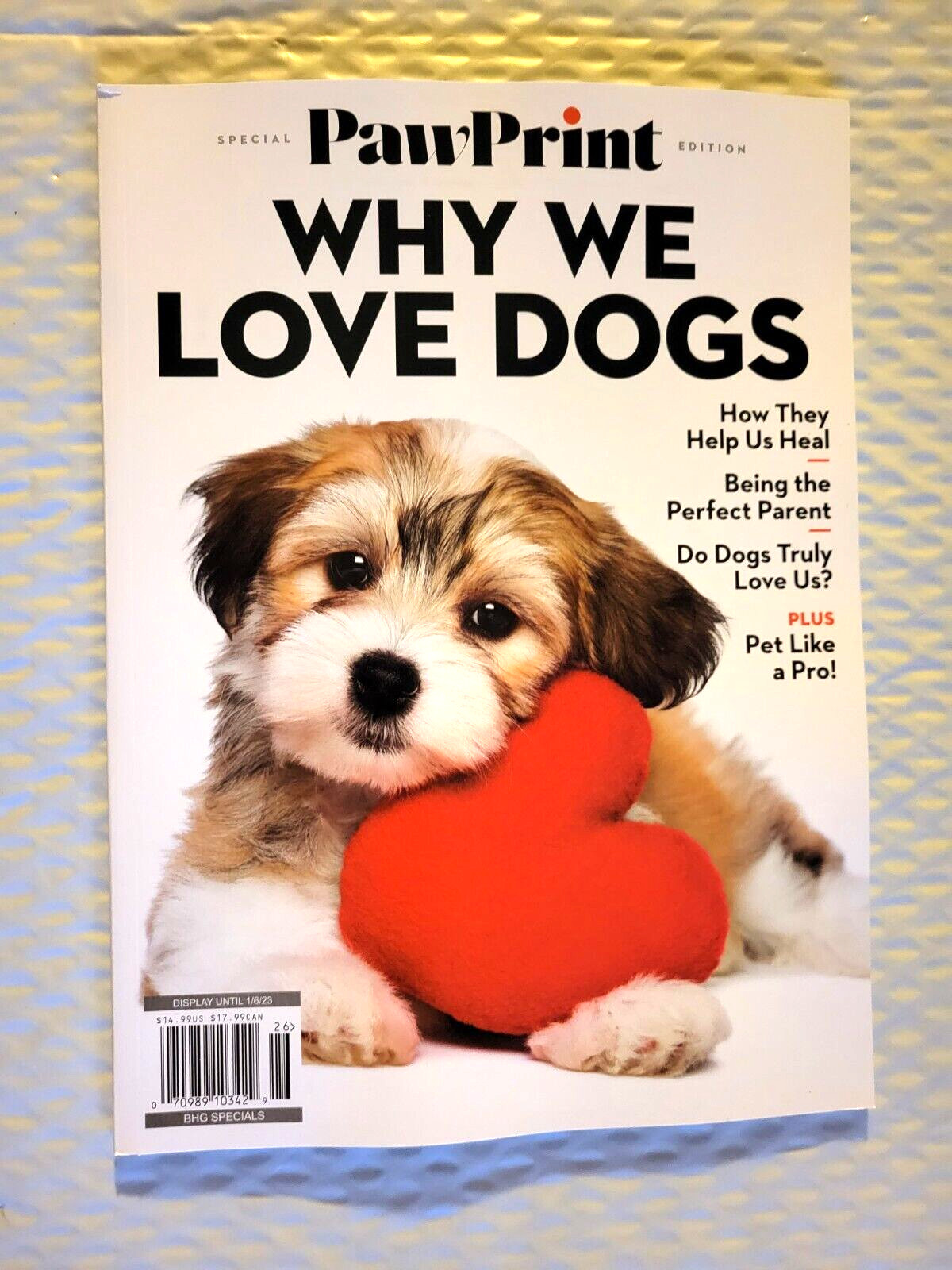 WHY WE LOVE DOGS – Paw Print Special Edition – Help Us Heal – Pet Like a Pro
