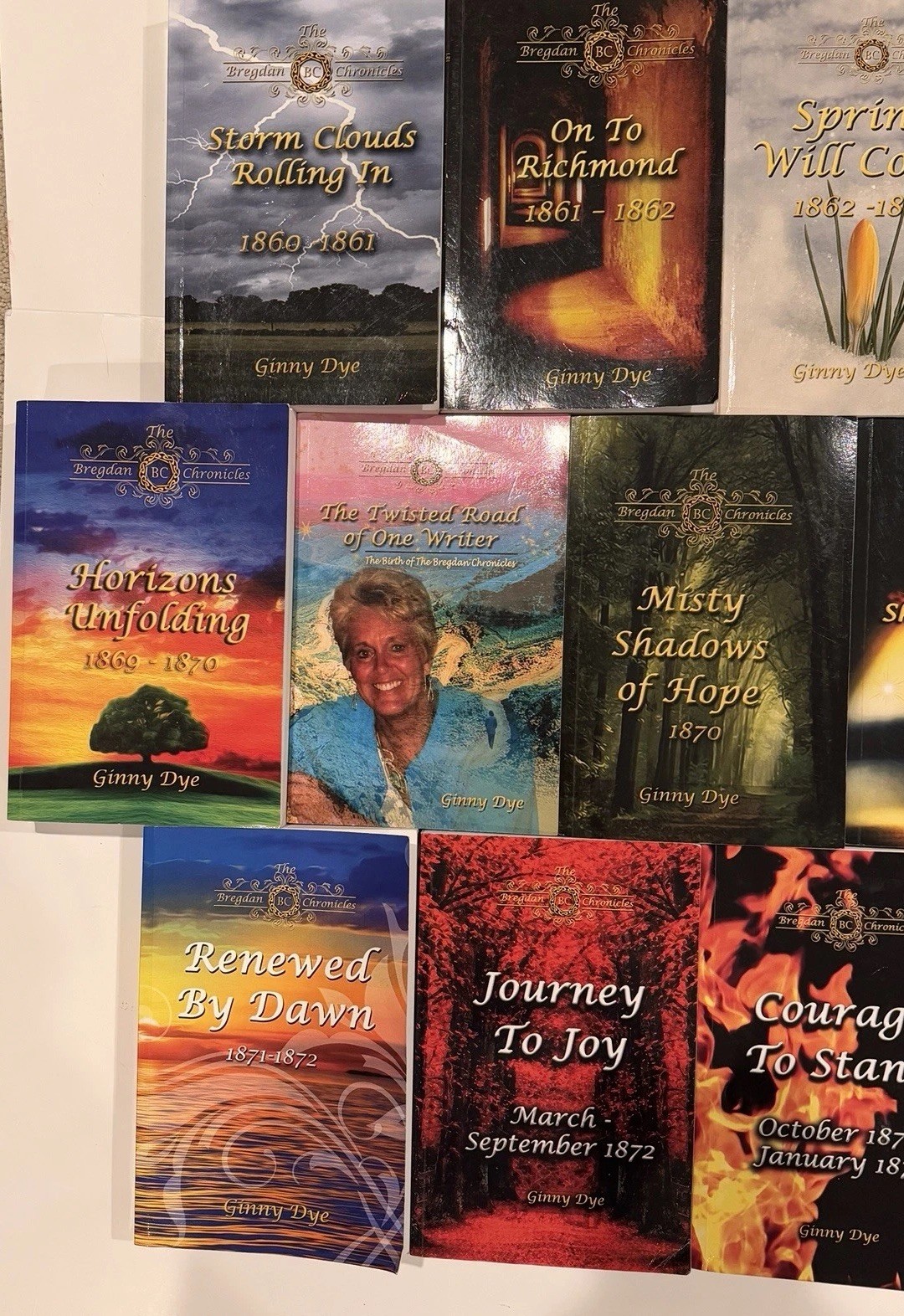 The Bregdan Chronicles GINNY DYE 13 Historical Book Lot 1-4 & 12-20
