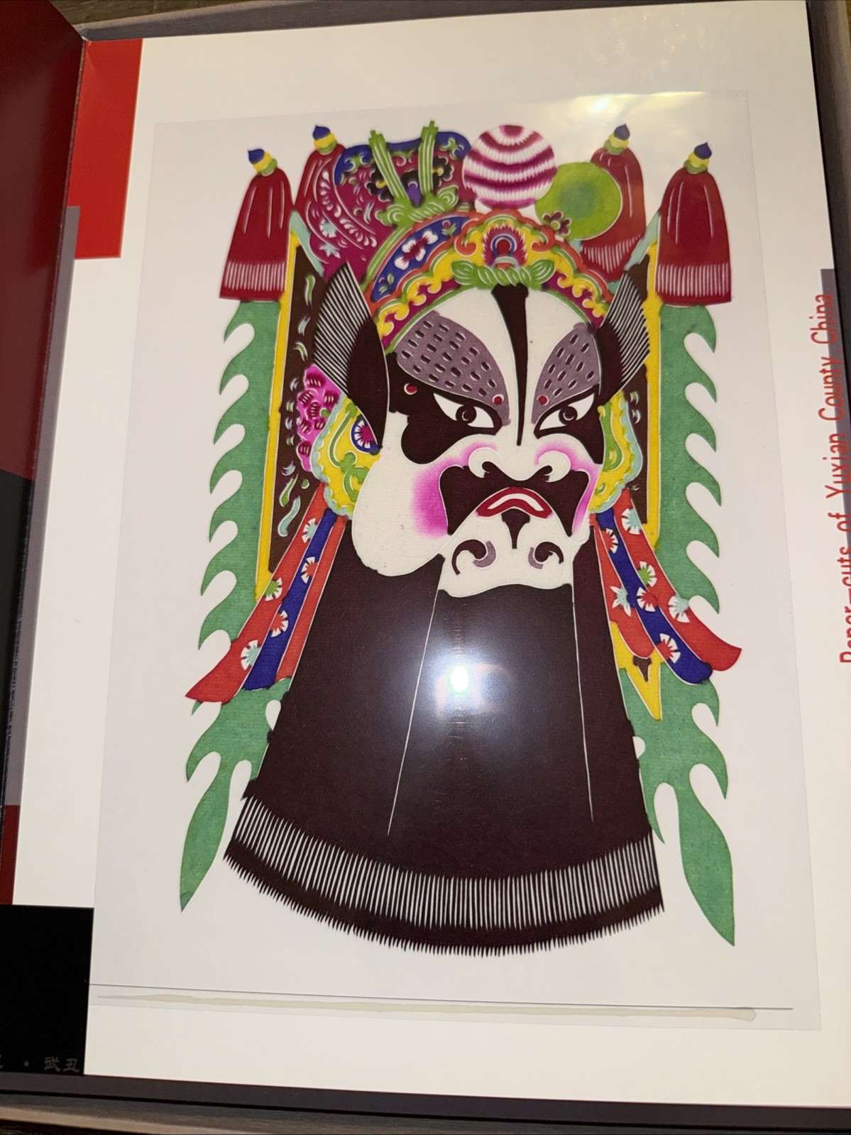 Paper-cuts Of Yuan County, China Facial Makeup Of Peking Opera