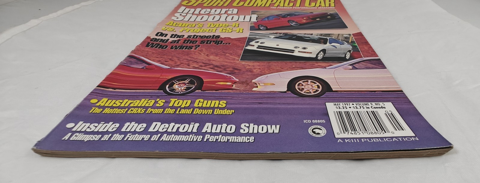 Sport Compact Car Magazine VOL 9 NO 5 May 1997 Vintage Torn Cover Page Integra