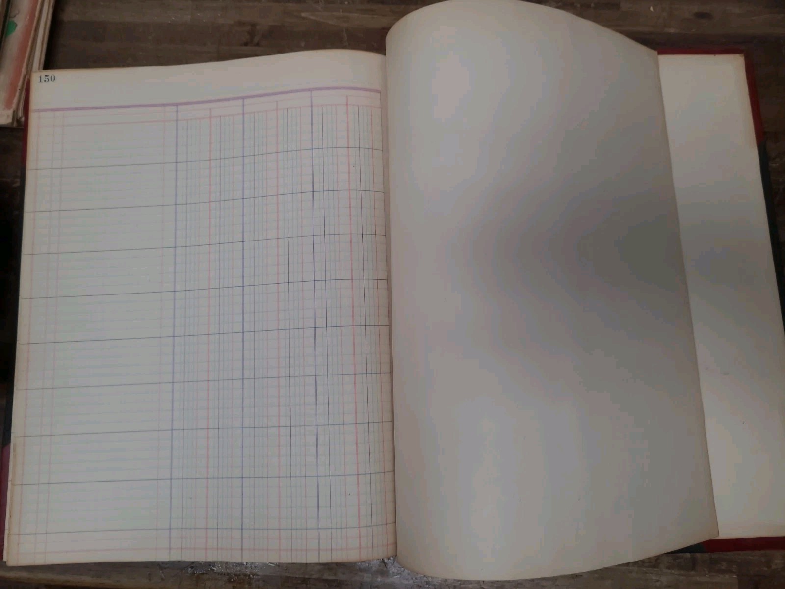 NATIONAL LEDGER COLUMN BOOK NUMBER 782 MEASURES 14 BY 11 INCHES