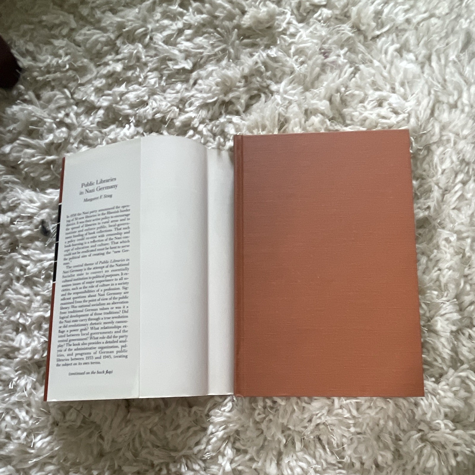 Libraries in Nazi Germany Stieg 1992 HC Index