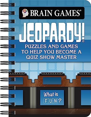 Brain Games – To Go – Jeopardy – Spiral-bound – VERY GOOD