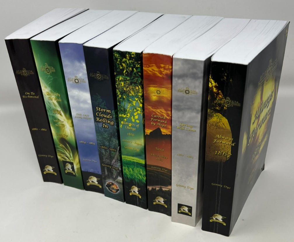 HISTORICAL FICTION / CIVIL WAR: The Bregdan Chronicles by Ginny Dye – 8 PB Lot