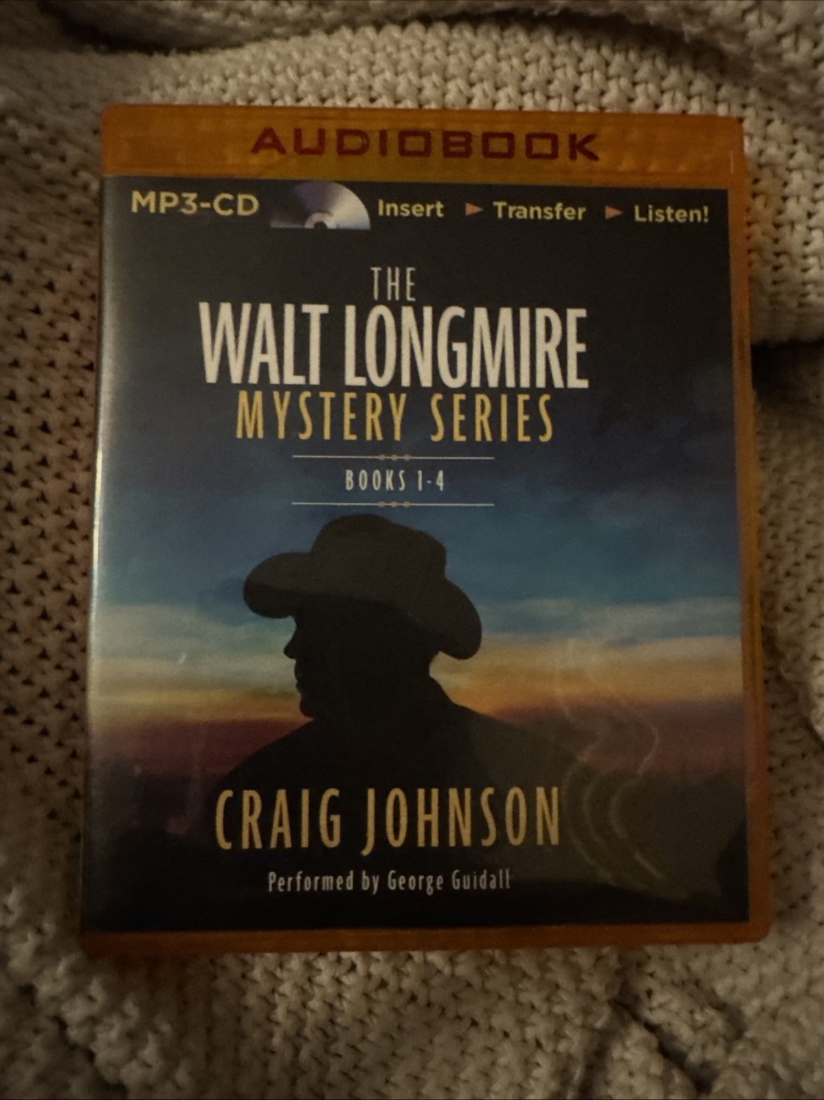 THE WALT LONGMIRE MYSTERY SERIES -BOOKS 1-4 MP3-CD/COLD DISH, DEATH W/OUT & MORE