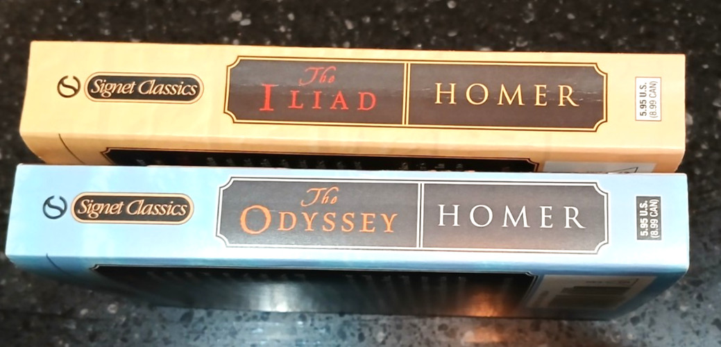 Two Paperback Set: Homer The Iliad & The Odyssey.