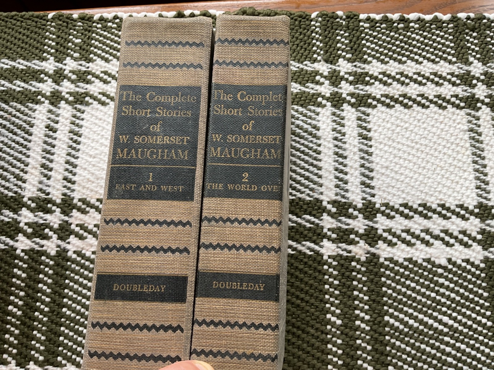The Complete Short Stories of W. Somerset Maugham 1 & 2 HC No Slipcover 1953 VG+
