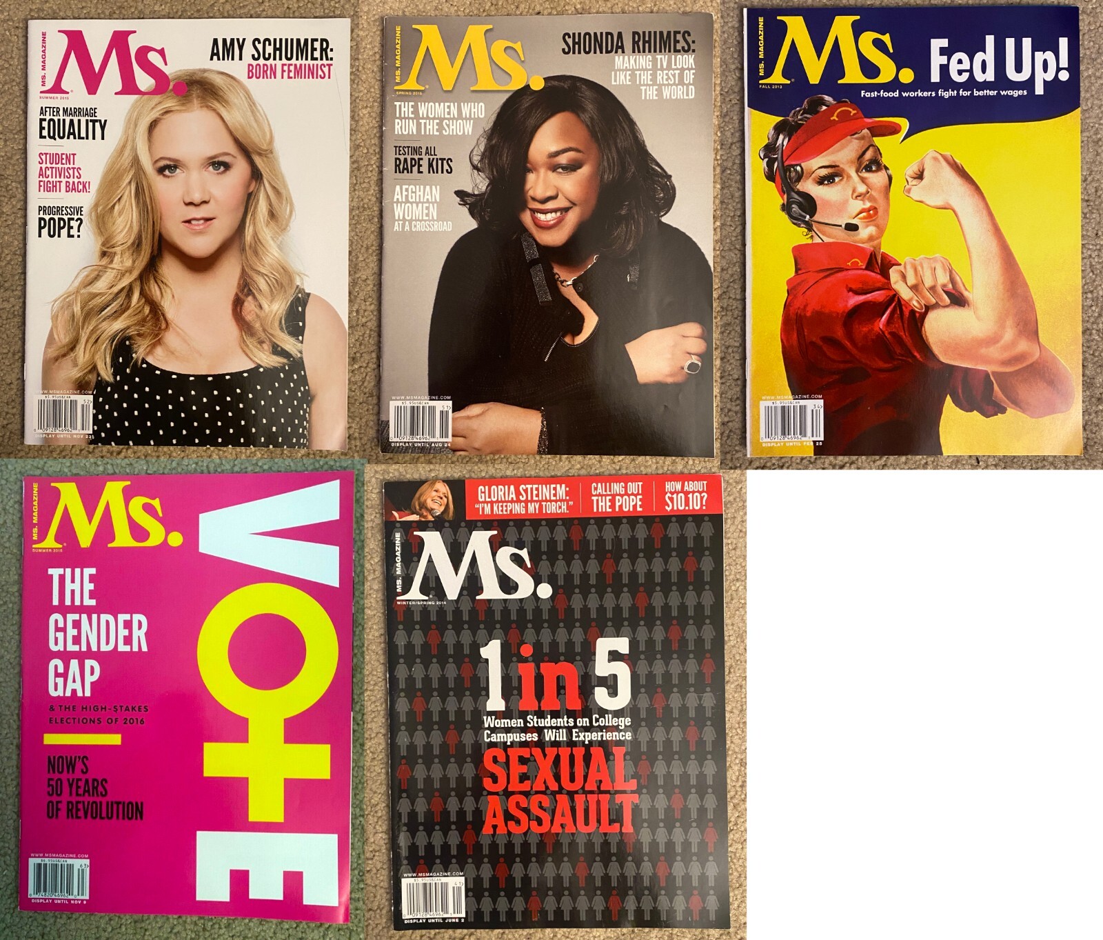 Ms. Magazine: YOU CHOOSE lot women women’s