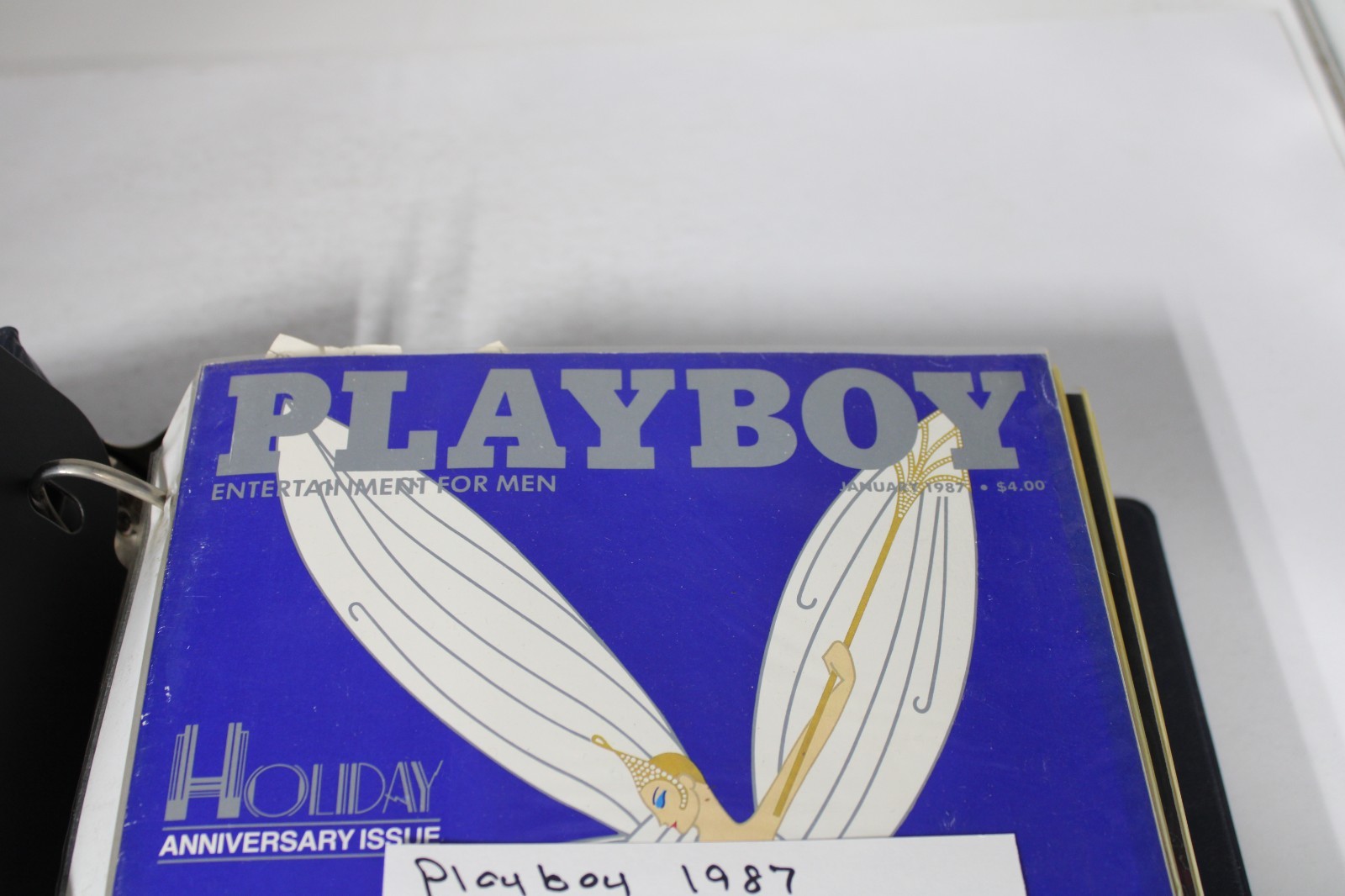 Playboy Magazine 1987 Complete Full Year Lot of 12, in binder w/ sleeves + bonus