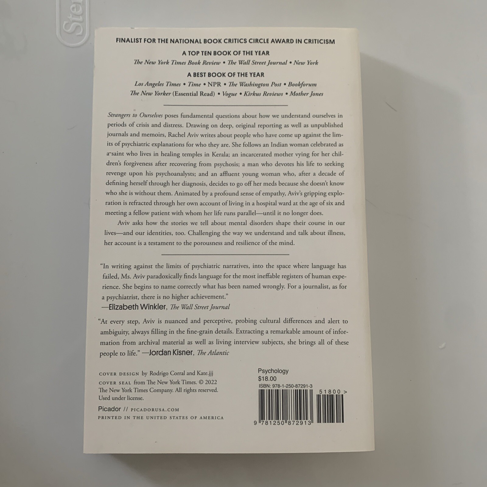BOOK: Strangers to Ourselves Unsettled Minds & The Stories That Make Us R. Aviv