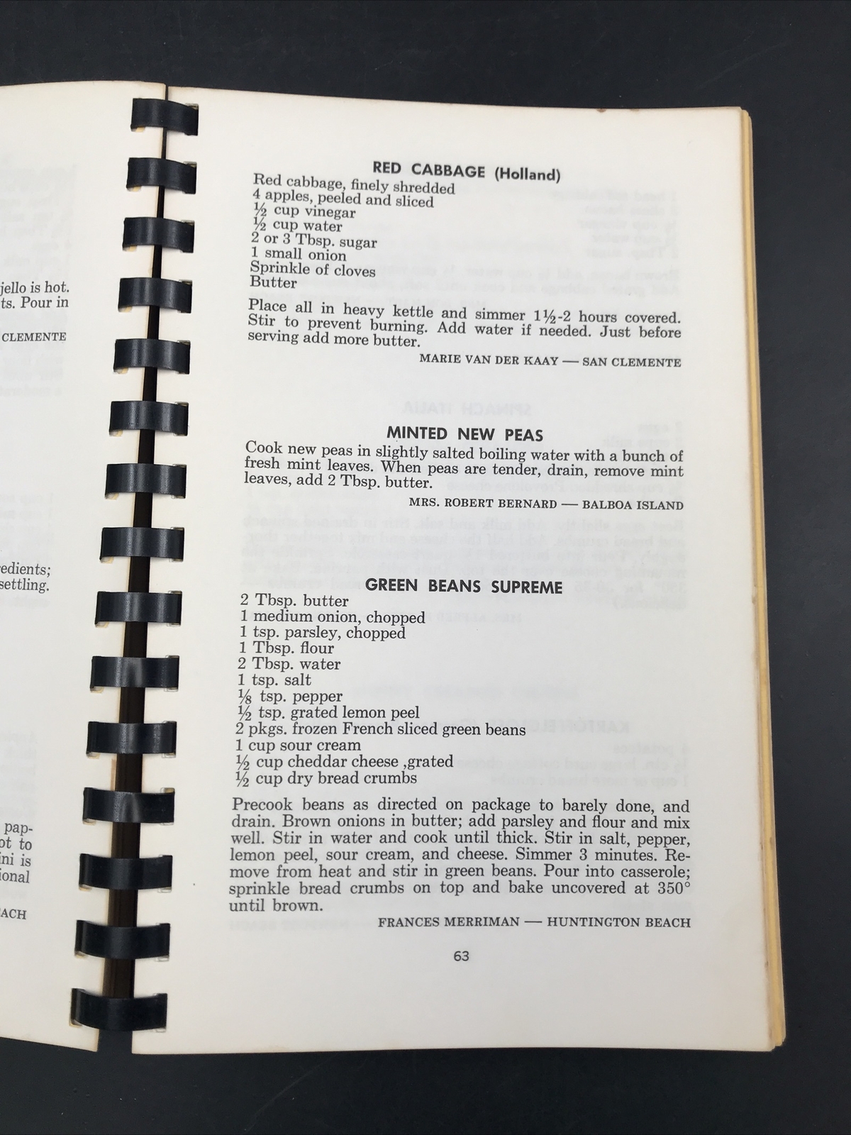 1967 VIVA L’APPETIT Cookbook Costa Mesa CA Recipes South Coast 250 Pages