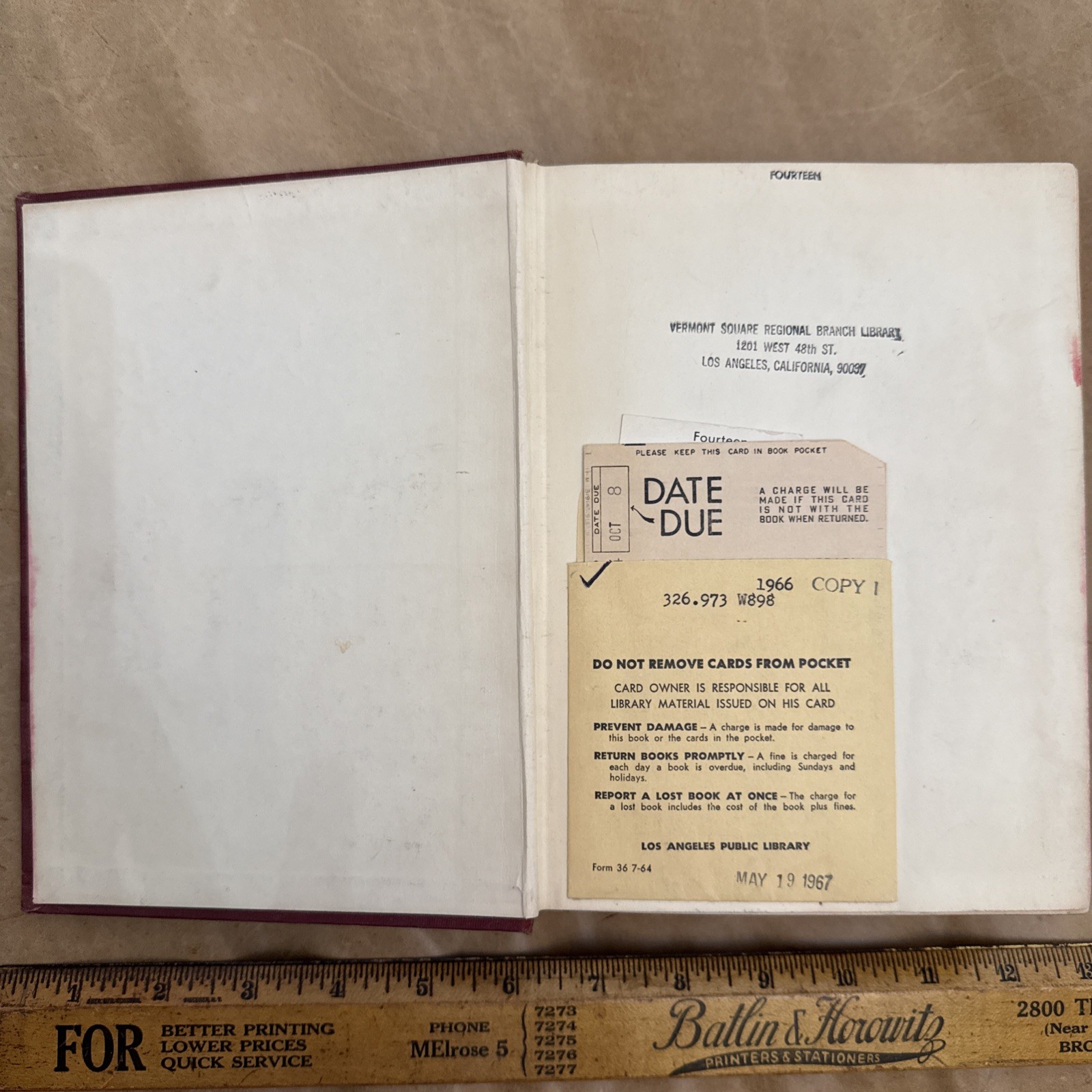 THE NEGRO IN OUR HISTORY 1967 Carter G Woodson 11th. Edition 1966 Vintage HC