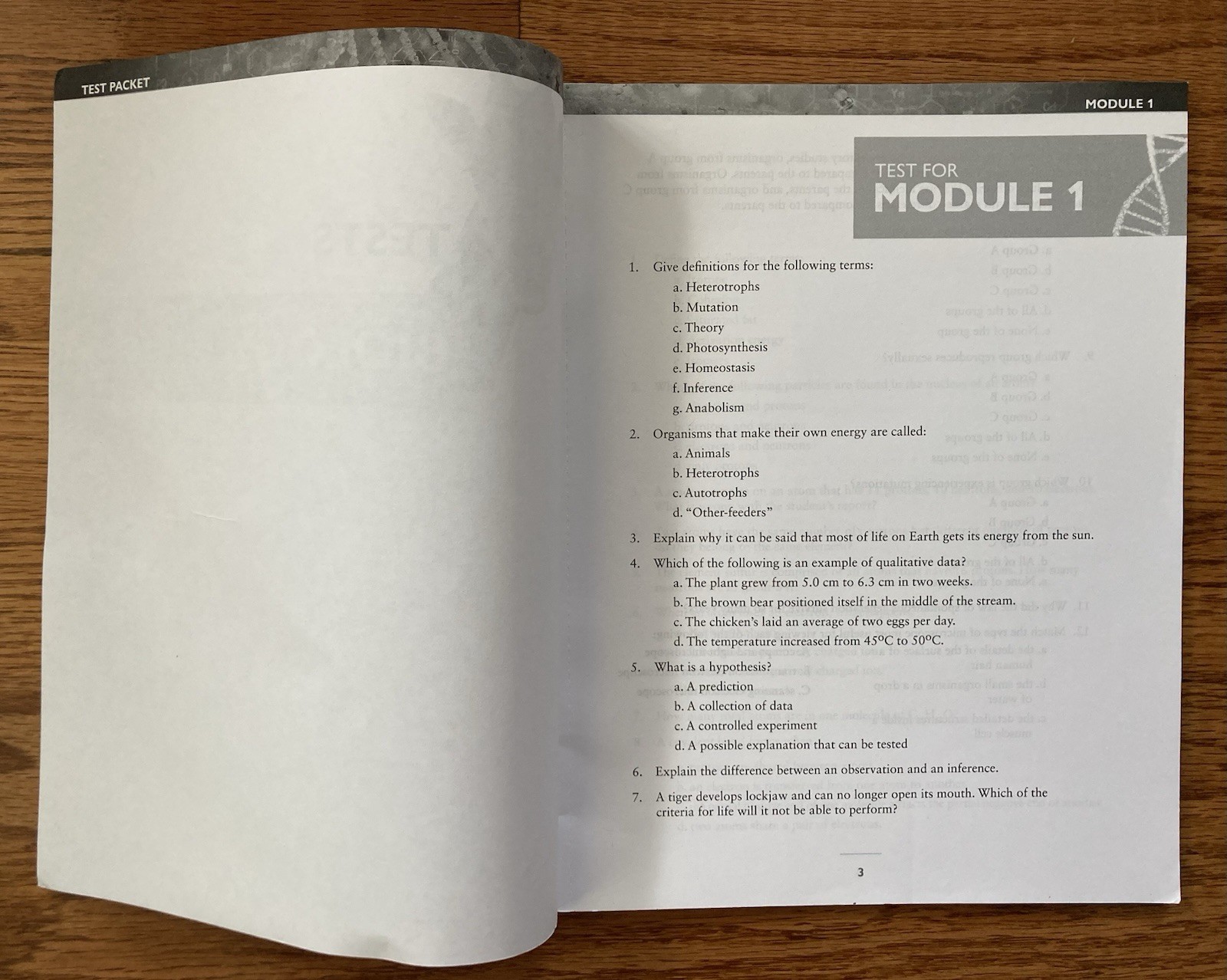 Apologia Exploring Creation With Biology Solutions Tests and Extra Test Booklets